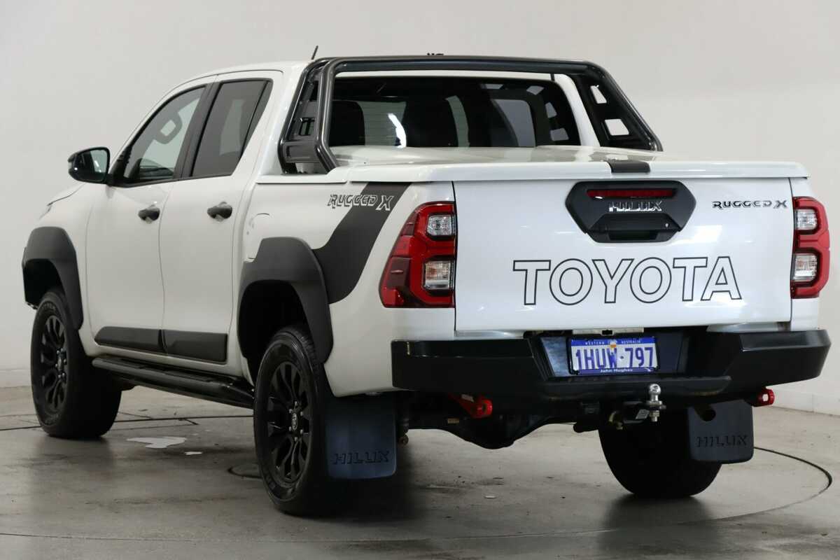 Sold Toyota Hilux Rugged X Double Cab In White Used Ute