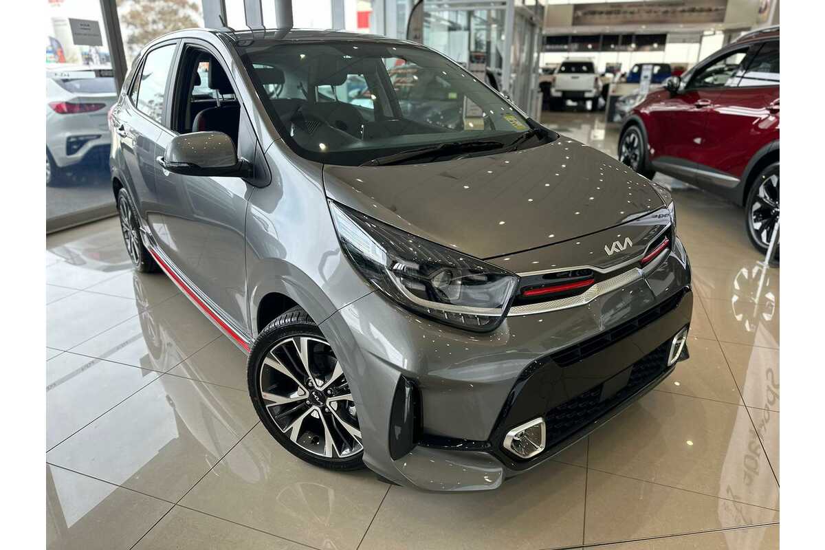 SOLD 2023 Kia Picanto GT Line In Grey New Hatch Hoppers Crossing VIC