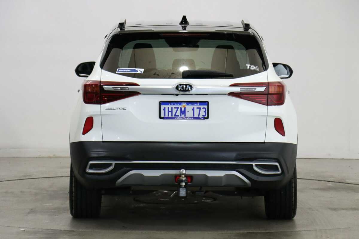 SOLD 2020 Kia Seltos GT Line DCT AWD In White Black Used SUV