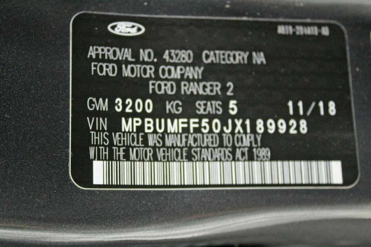 2018 Ford Ranger XLS 3.2 (4x4) PX MkIII MY19 4X4