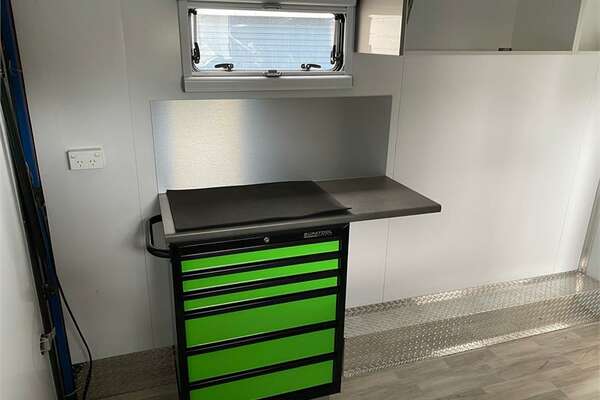 2020 Red Hot Caravans Toy Hauler