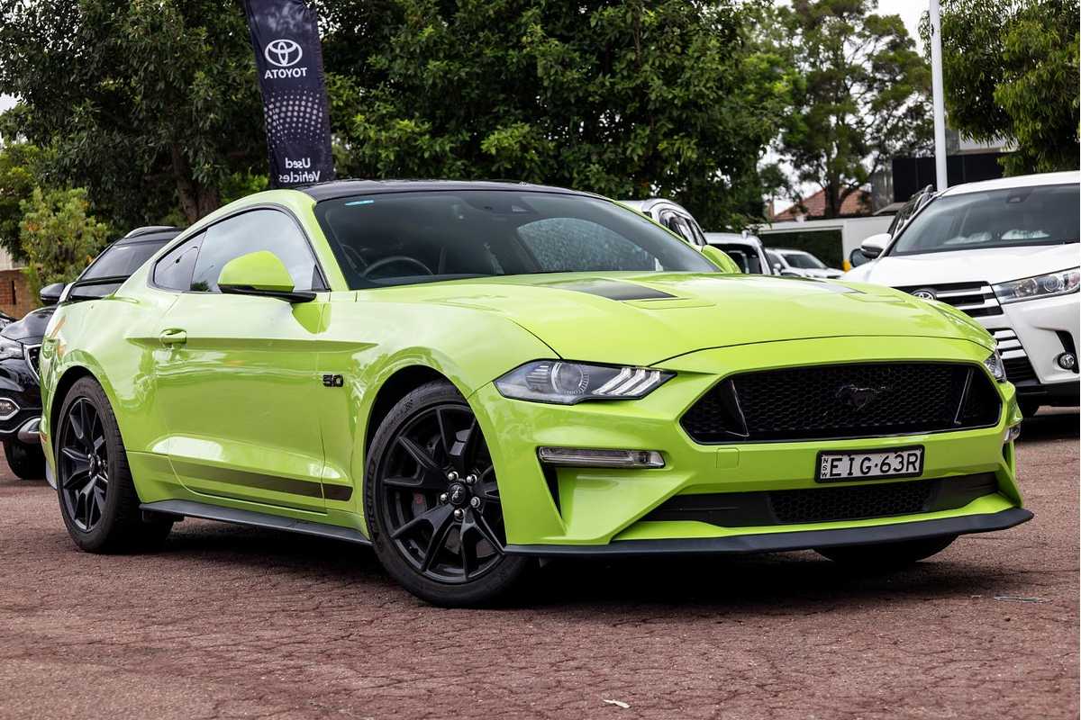 SOLD 2020 Ford Mustang GT in Green | Used Coupe | Sutherland NSW