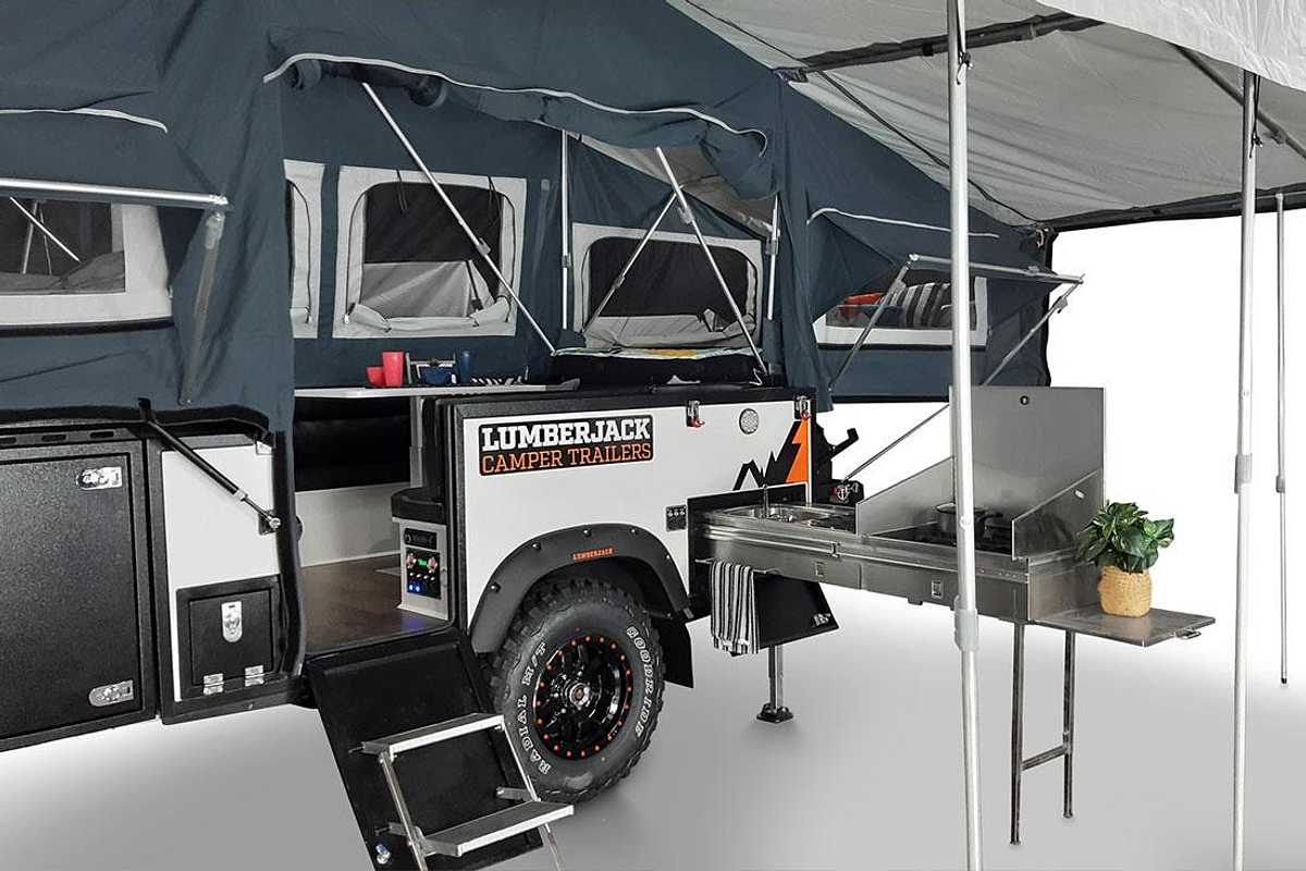 2022 Lumberjack Camper Trailers Glenaire Ultra Light Double Folding Hard Floor