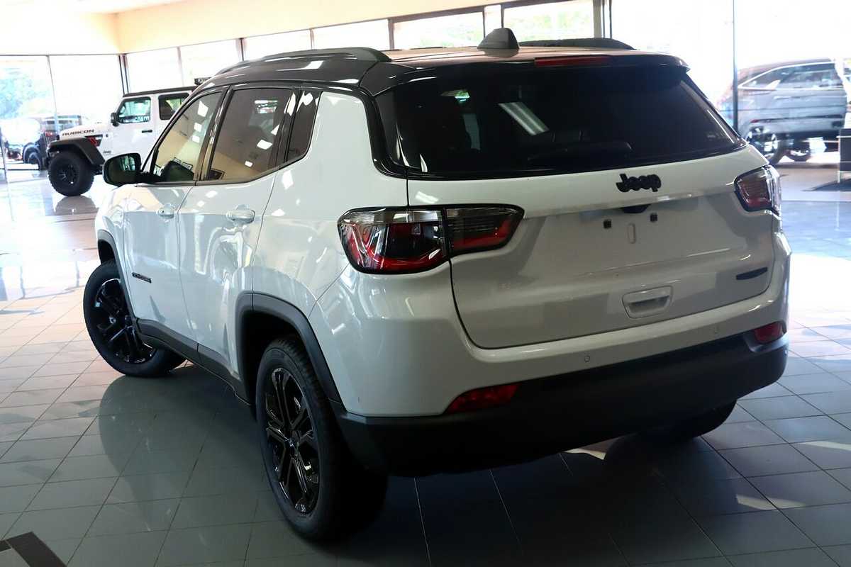 SOLD 2023 Jeep Compass Night Eagle FWD in Pearl White TriCoat New