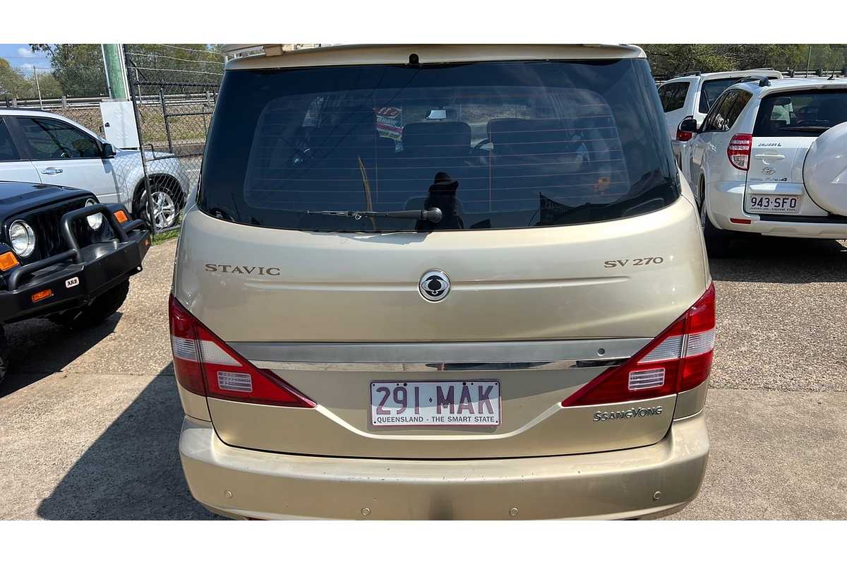2007 SsangYong Stavic SV270 Sports A100 07 Upgrade