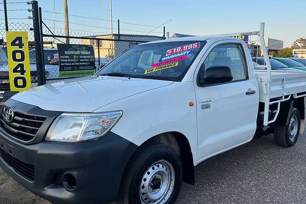 2013 Toyota Hilux Workmate TGN16R MY12 RWD