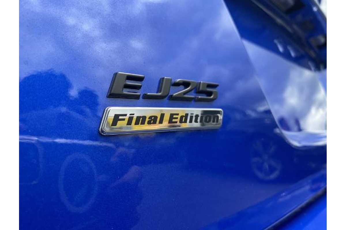 2021 Subaru WRX STI EJ25 Final Edition VA