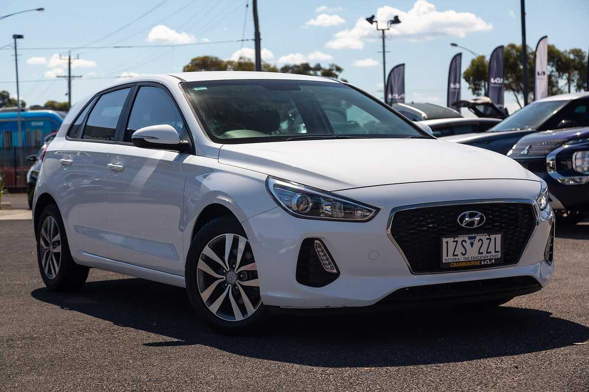SOLD 2019 Hyundai i30 Active in White | Used Hatch | Cranbourne VIC