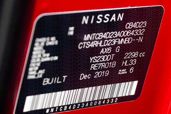 2019 Nissan Navara RX D23 S4 MY20 4X4