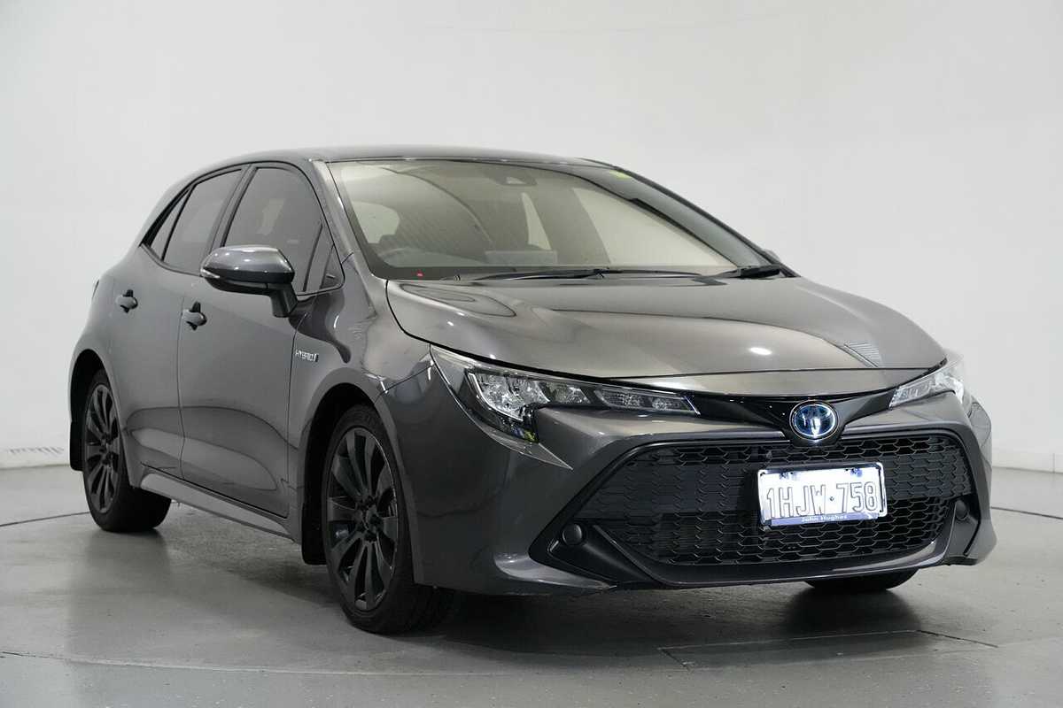 SOLD 2021 Toyota Corolla Ascent Sport E-CVT Hybrid in Grey | Used Hatch