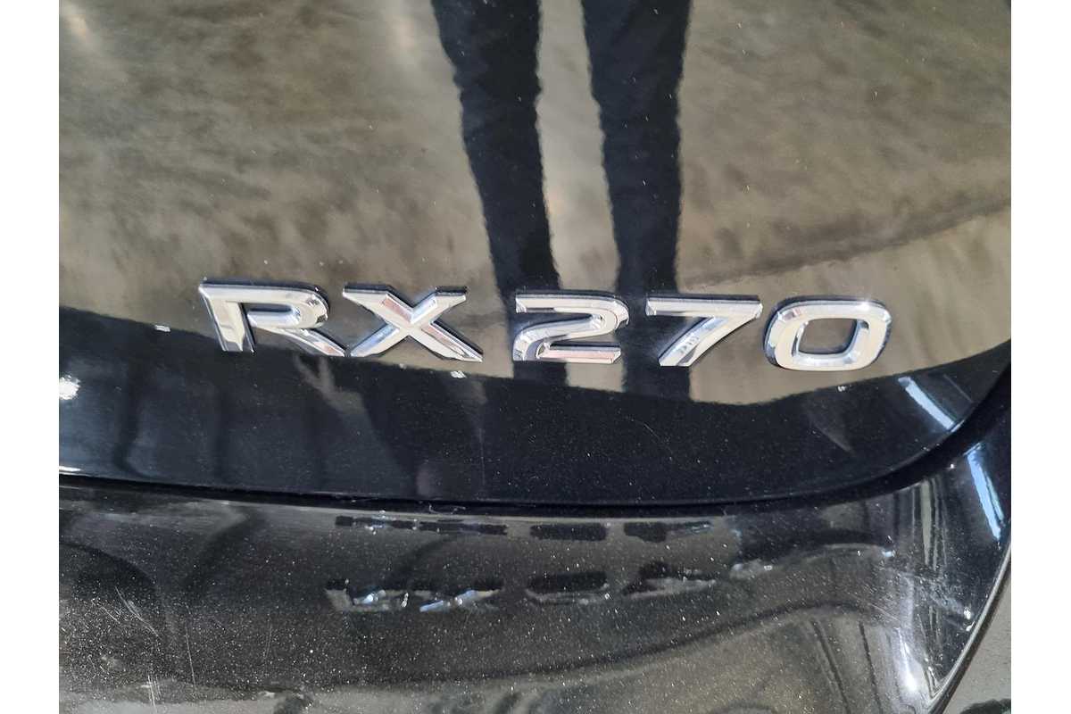 2013 Lexus RX RX270 AGL10R