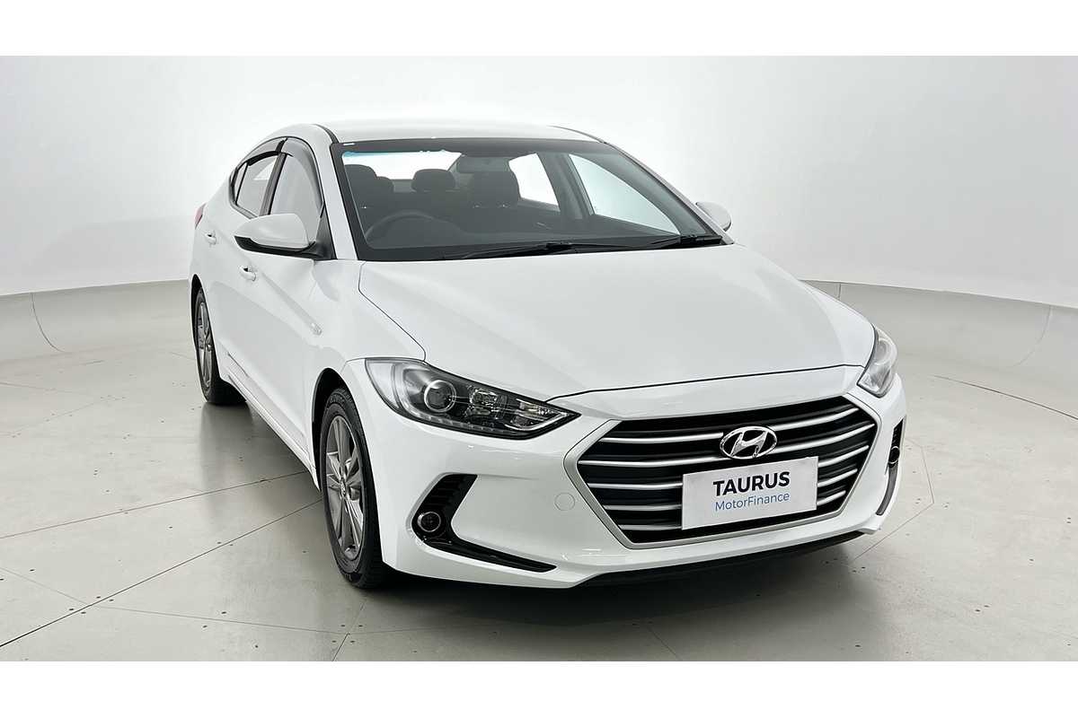 Sold 2018 hyundai elantra active in white used sedan essendon