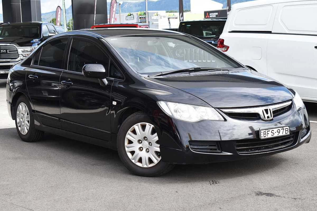 SOLD 2008 Honda Civic VTi in Black Used Sedan Albion Park Rail NSW