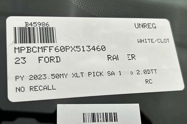 2023 Ford Ranger XLT 4X4 2.0L