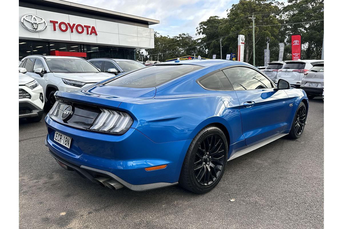 SOLD 2019 Ford Mustang GT in Velocity Blue | Used Coupe | Coffs Harbour NSW