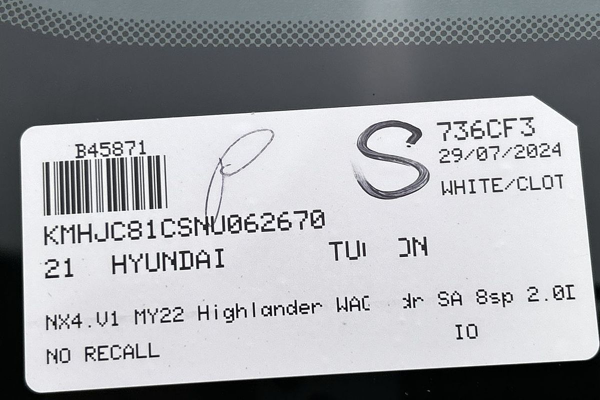 2021 Hyundai Tucson Highlander NX4.V1