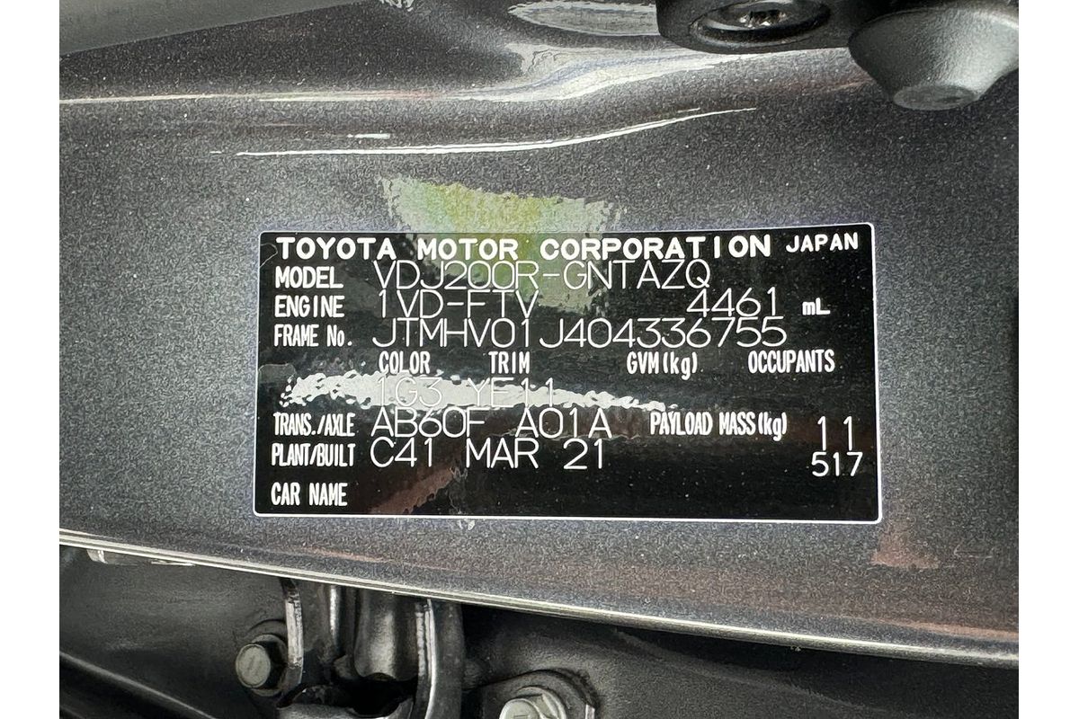 2021 Toyota Landcruiser