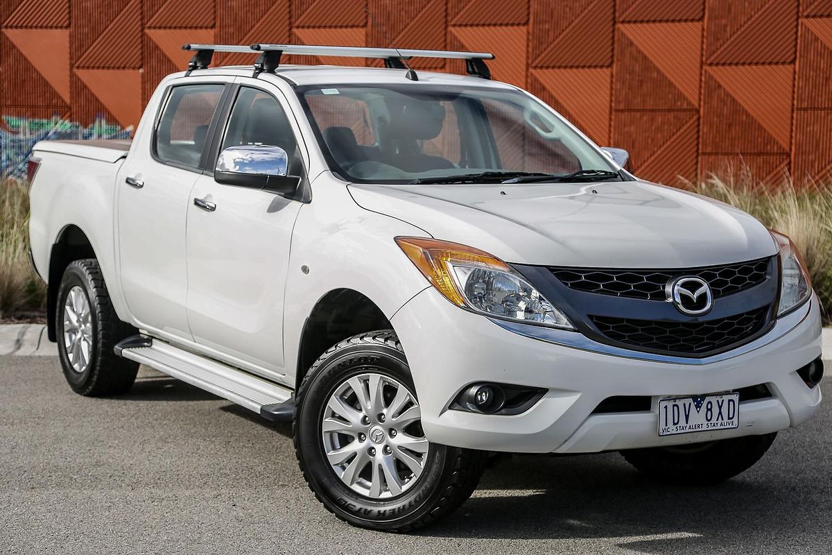 SOLD 2013 Mazda BT50 XTR HiRider in White Used Ute Pakenham VIC