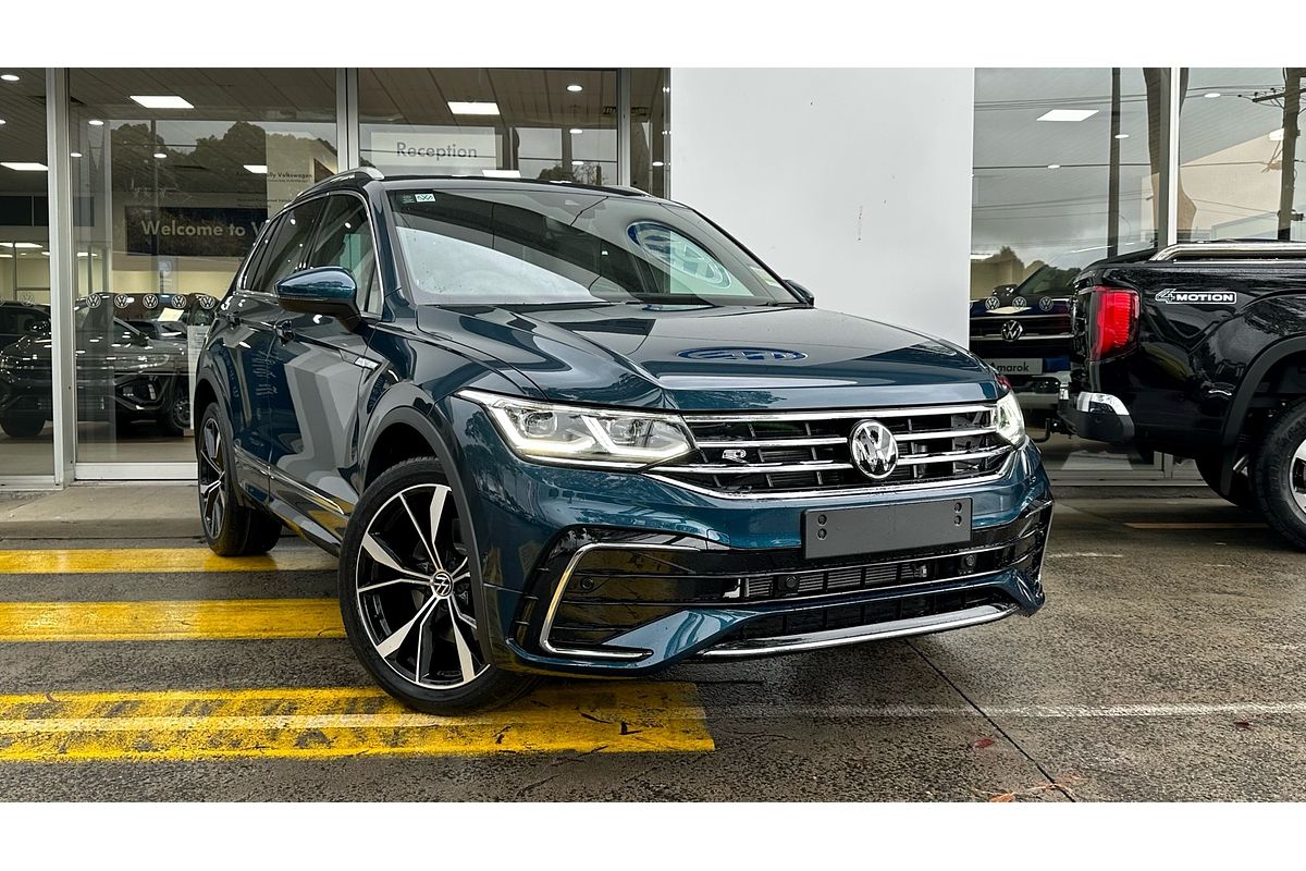 SOLD 2024 Volkswagen Tiguan 162TSI RLine in Nightshade Blue Metallic Demo SUV Ferntree