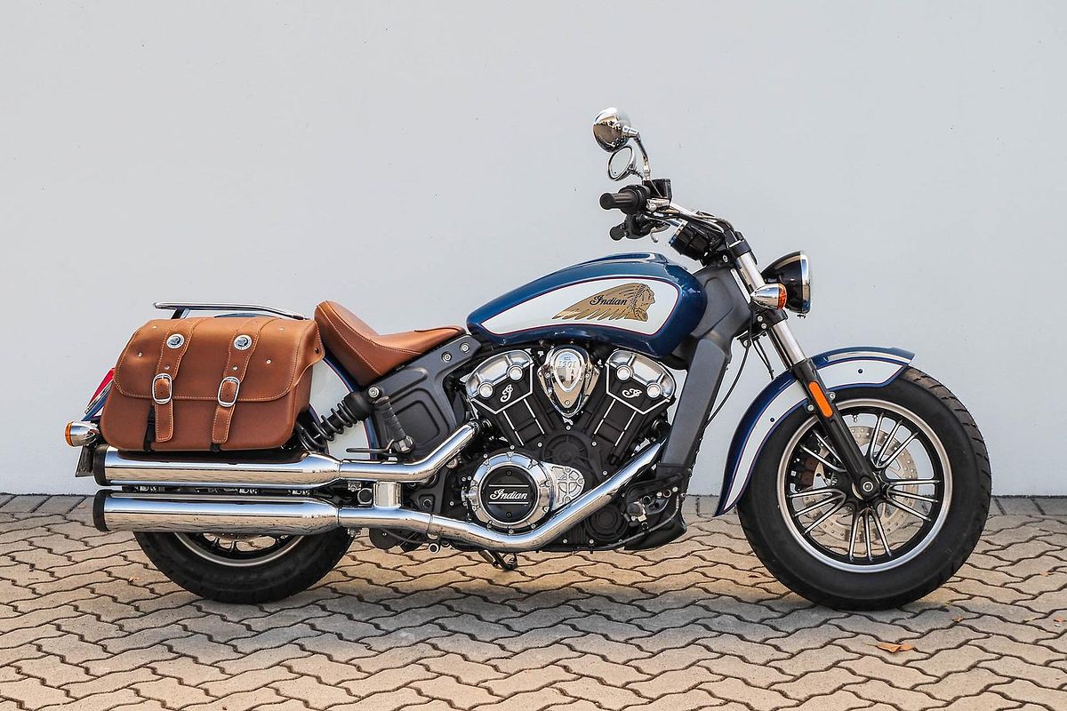 SOLD 2018 Indian Scout Bobber in BLUE Used Motorcycle Burswood WA