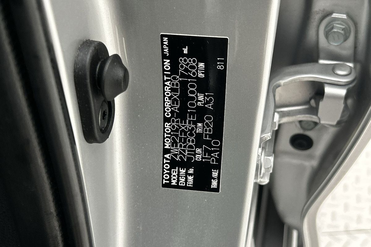 2022 Toyota Corolla Ascent Sport Hybrid ZWE219R