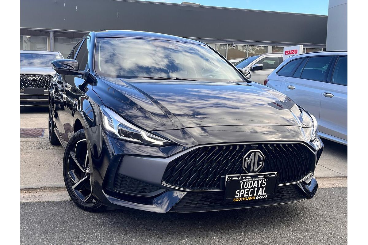 SOLD 2023 MG MG5 Essence in Black Used Sedan Cheltenham VIC