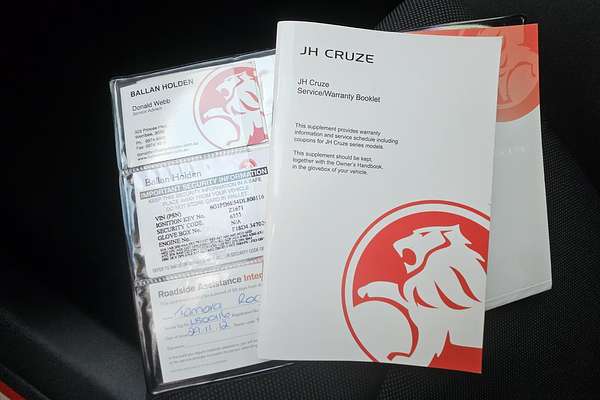 2012 Holden Cruze CD JH Series II