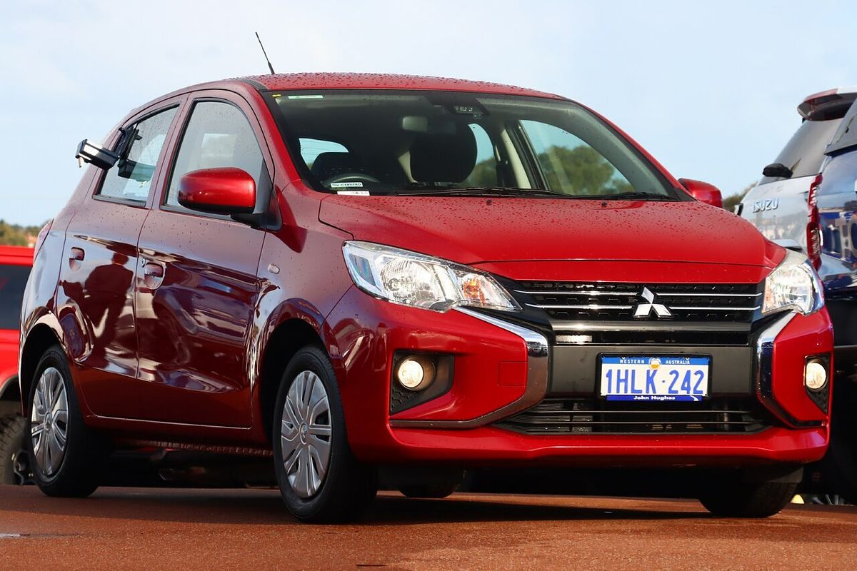 2021 Mitsubishi Mirage ES in Red Used Hatch Wangara WA