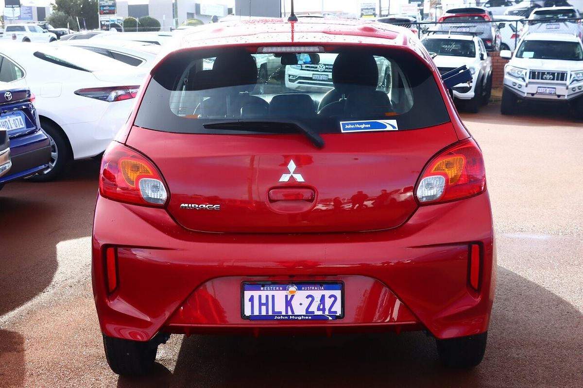 2021 Mitsubishi Mirage ES in Red Used Hatch Wangara WA