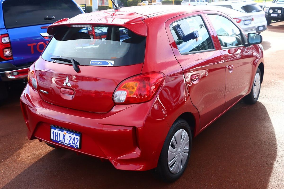 2021 Mitsubishi Mirage ES in Red Used Hatch Wangara WA