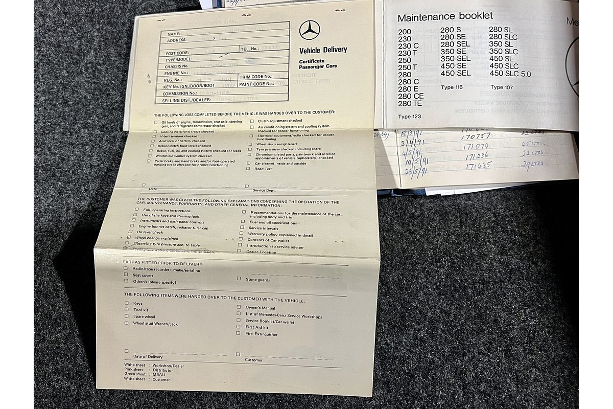 1980 Mercedes-Benz 280SEL W116