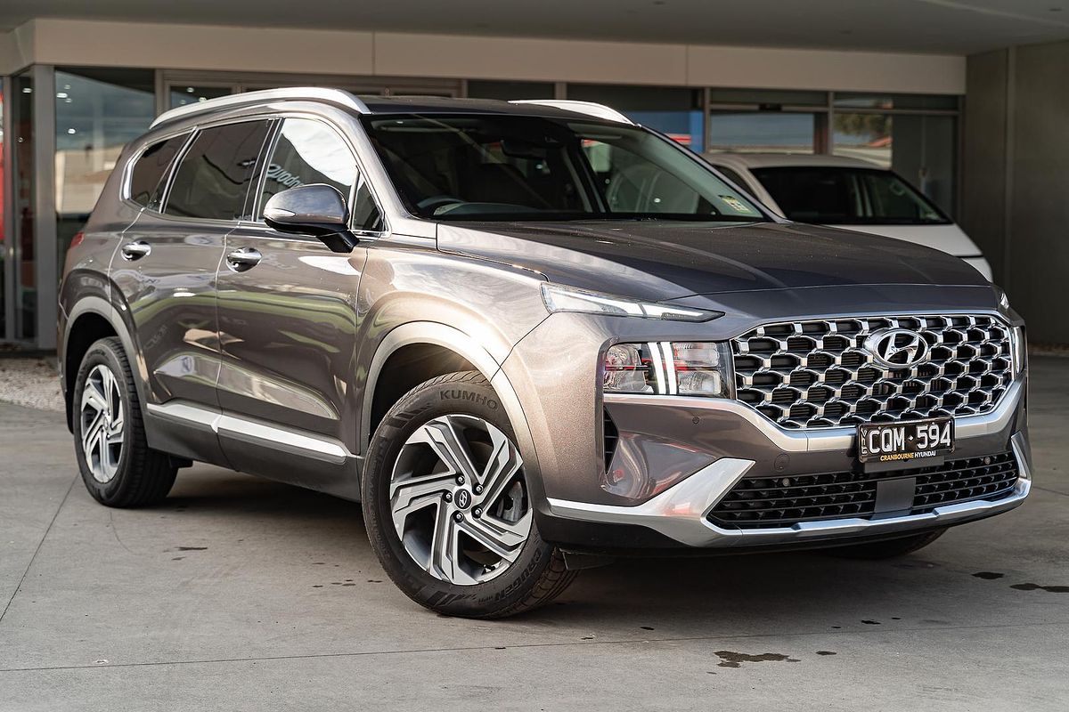 SOLD 2023 Hyundai Santa Fe Active in Grey | Demo SUV | Cranbourne VIC