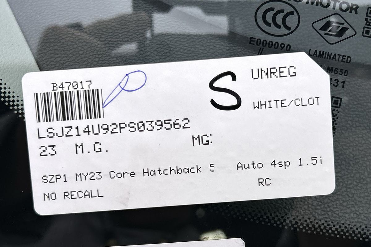 2023 MG MG3 Core