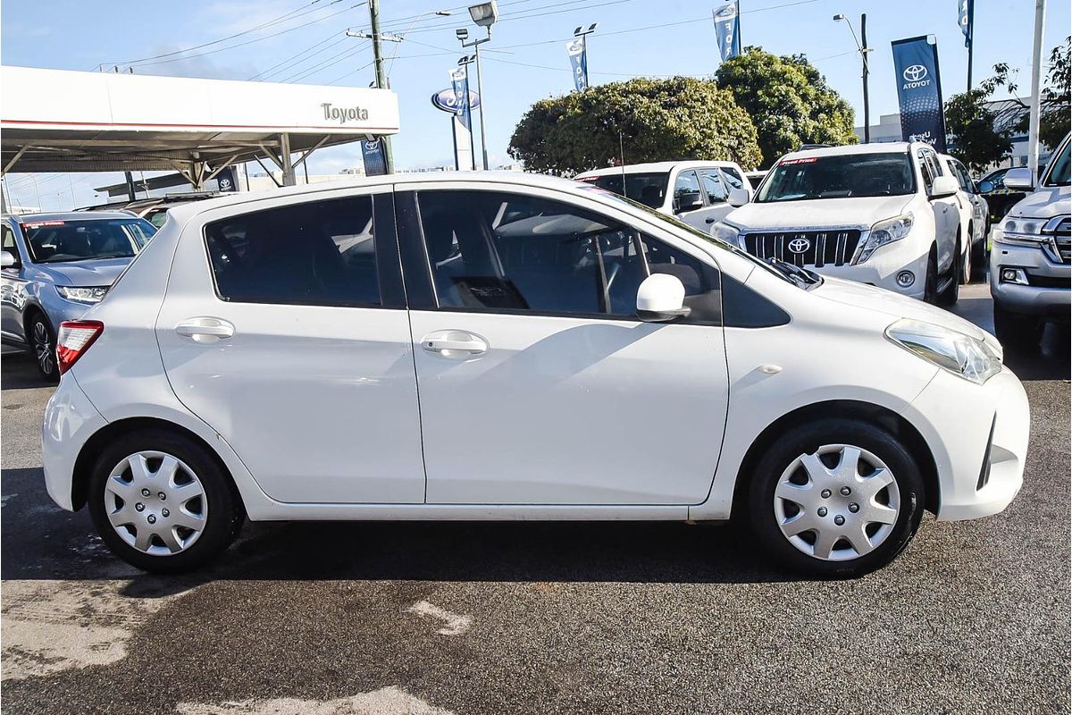 2018 Toyota Yaris Ascent in Glacier White Used Hatch Osborne Park WA