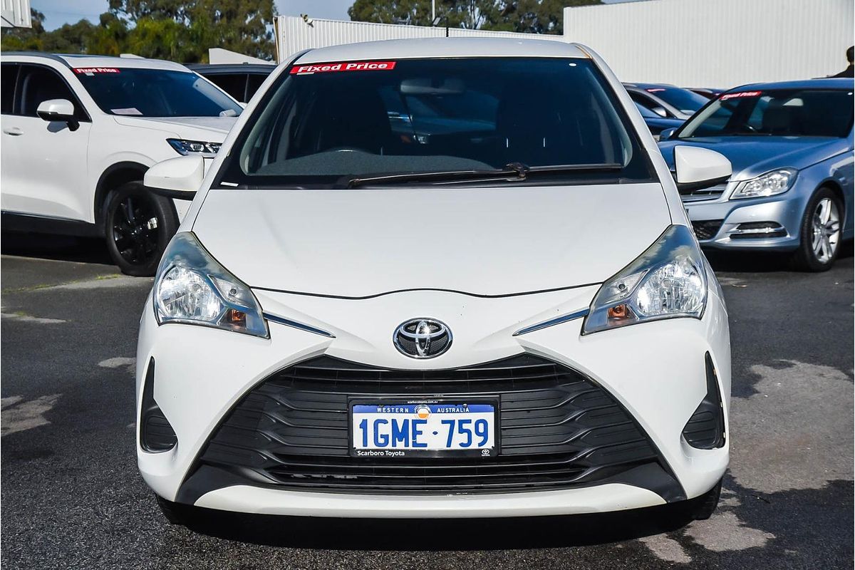 2018 Toyota Yaris Ascent in Glacier White Used Hatch Osborne Park WA