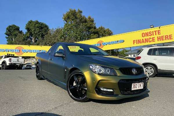 2016 Holden Ute SS Black VF Series II Rear Wheel Drive