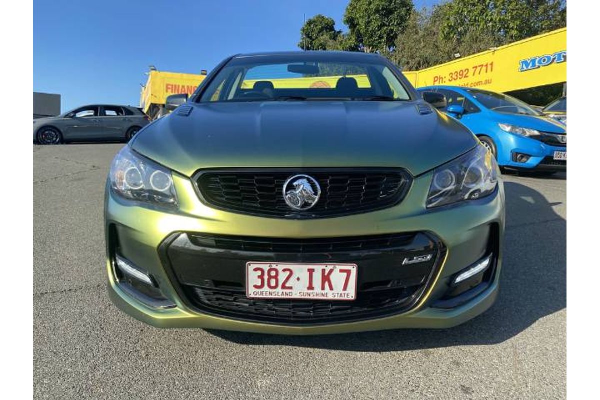 2016 Holden Ute SS Black VF Series II Rear Wheel Drive