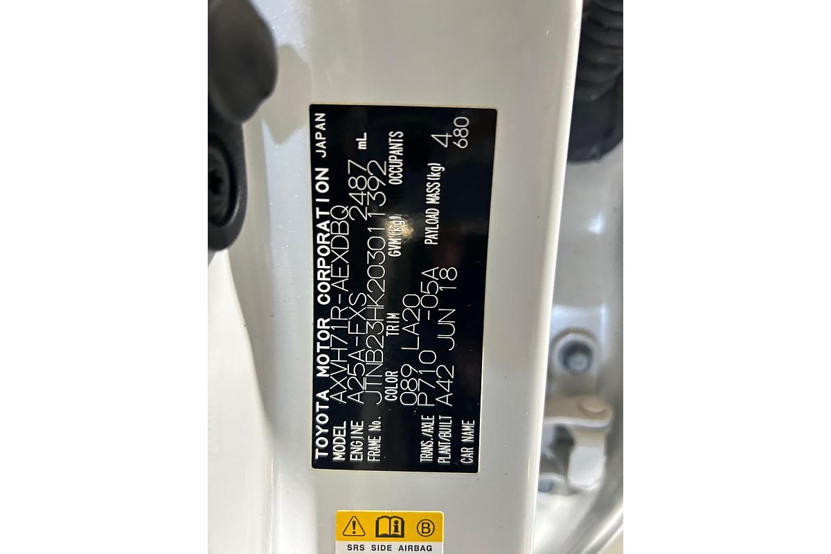 2018 Toyota Camry SL AXVH71R