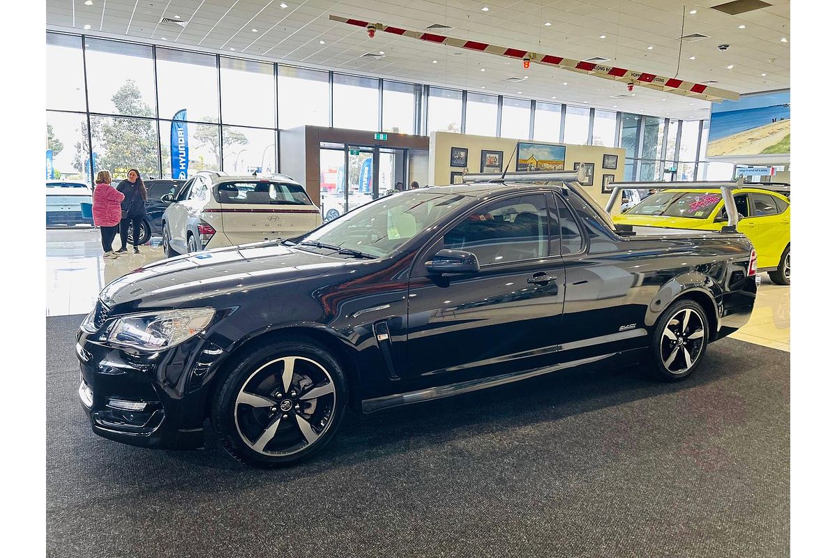 2016 Holden Ute SV6 Black VF Series II Rear Wheel Drive