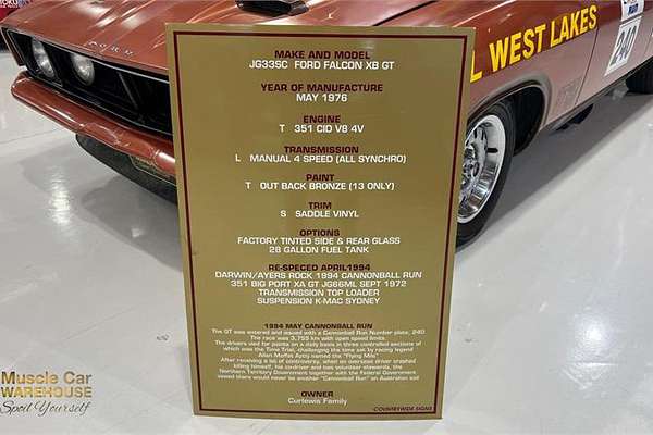 1976 Ford FALCON GT XB