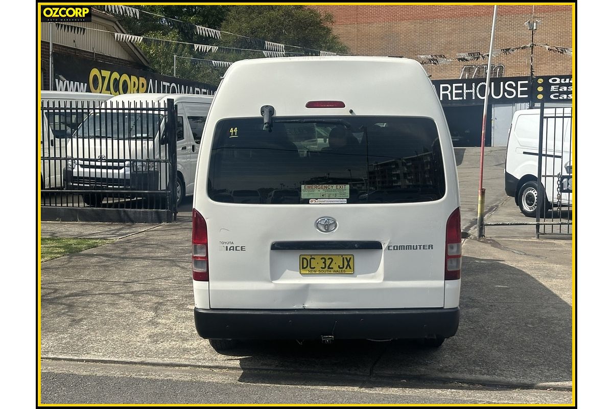 2012 Toyota HiAce Commuter KDH223R MY11 Upgrade