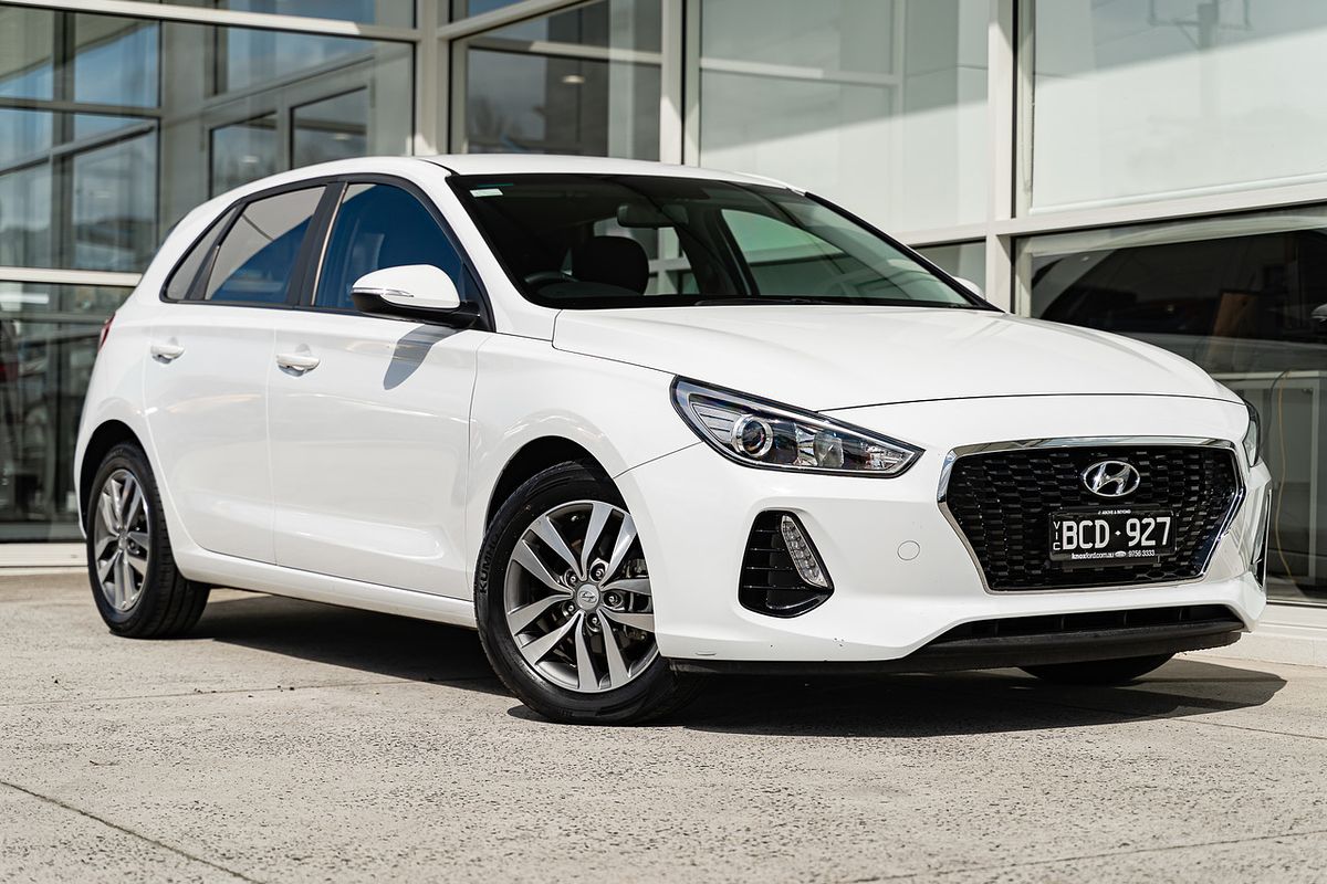 SOLD 2019 Hyundai i30 Active in White | Used Hatch | Ferntree Gully VIC