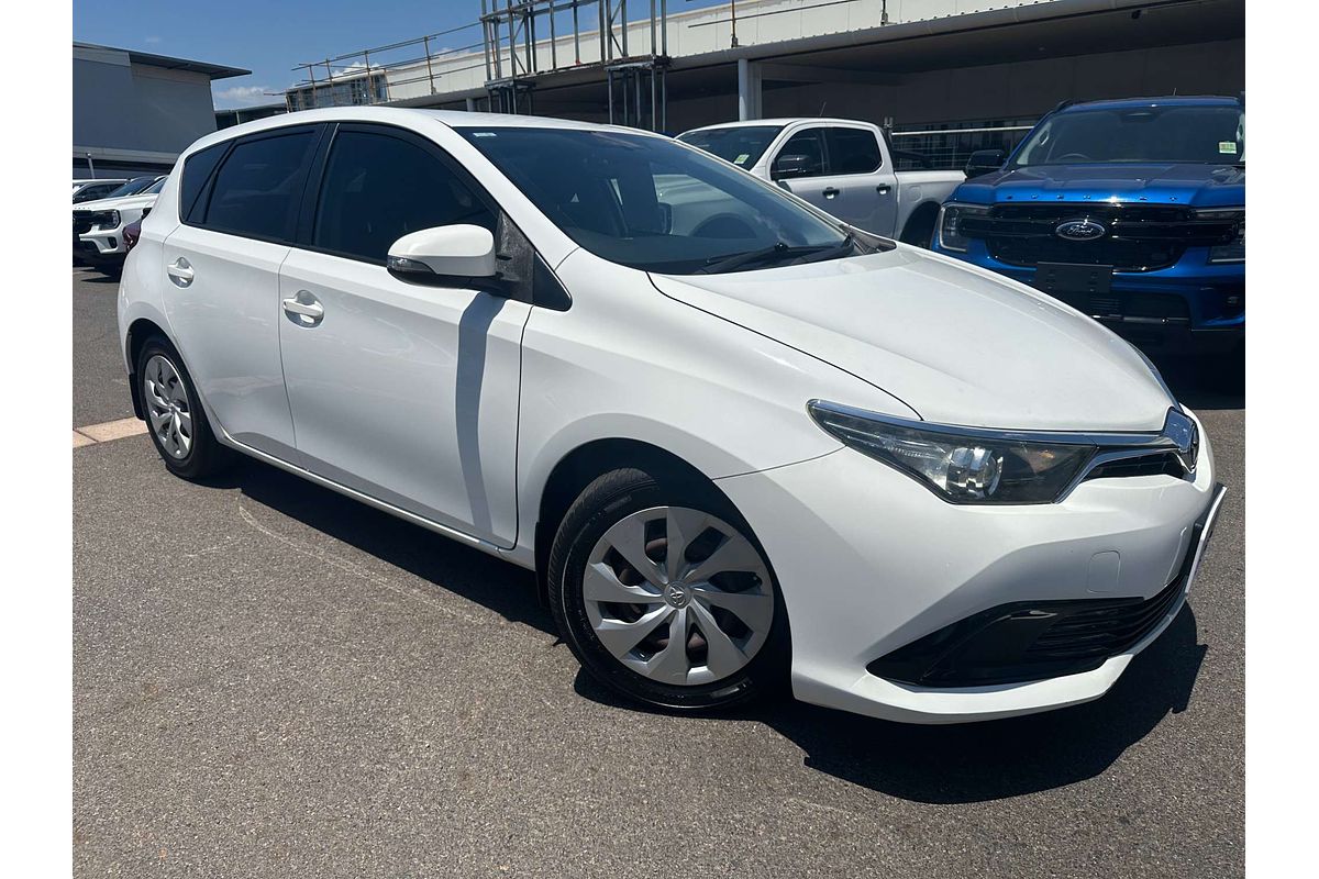 2015 Toyota Corolla Ascent in WHITE Used Hatch Berrimah NT