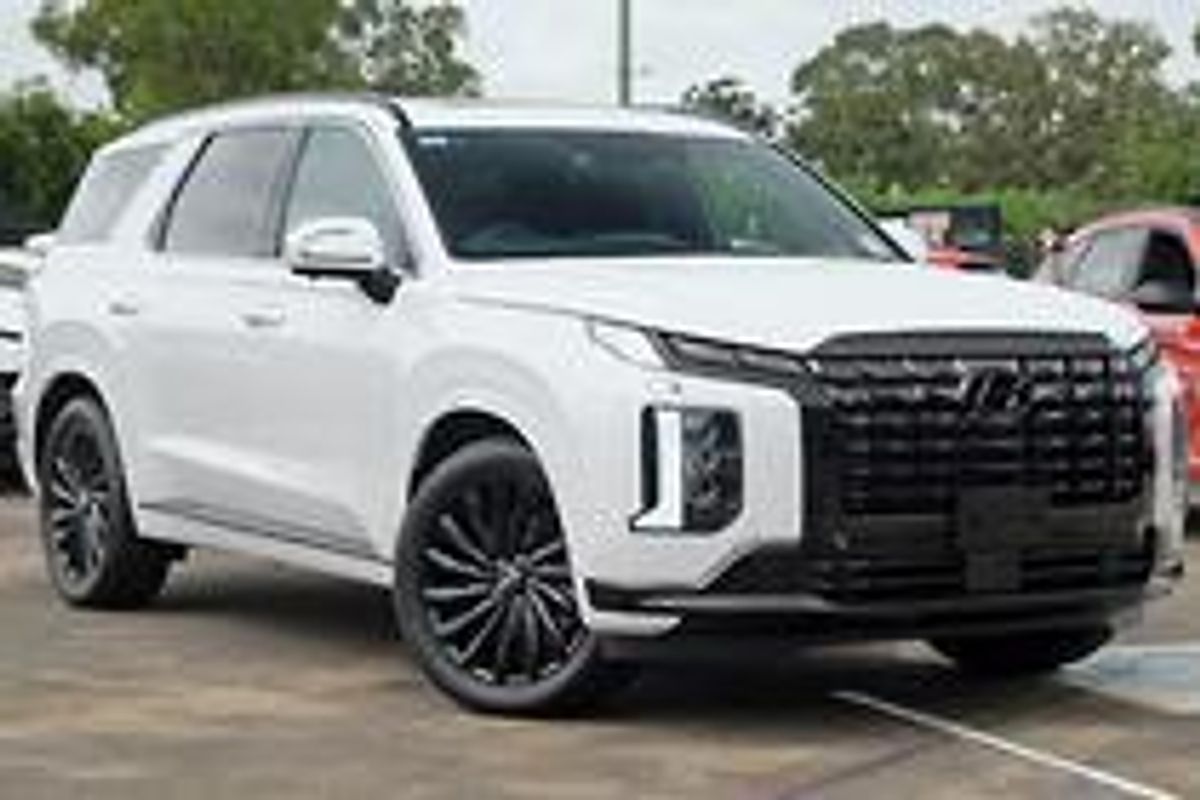 2024 Hyundai Palisade Calligraphy Black Ink in White New SUV