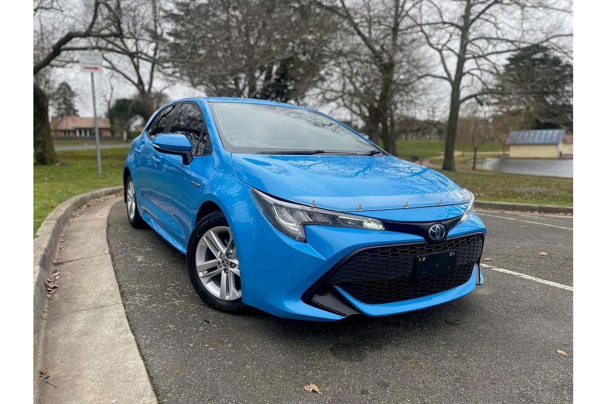 2019 Toyota Corolla Ascent Sport Hybrid in BLUE Used Hatch Ballarat VIC