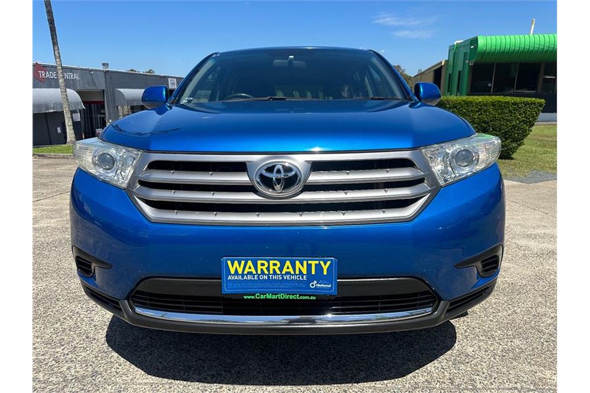 2010 Toyota KLUGER KX-R (4x4) 7 SEAT GSU45R MY11 UPGRADE