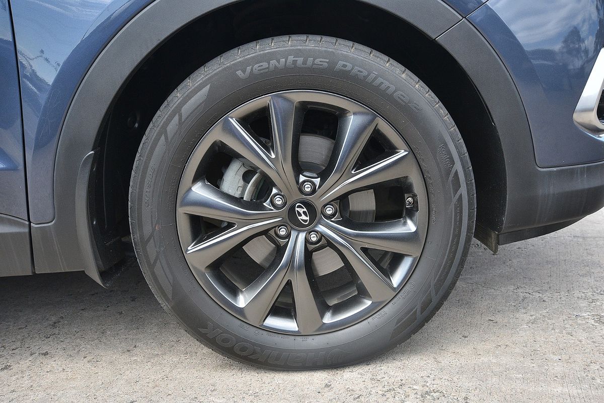 2018 Hyundai Santa Fe Active X in Blue Used SUV Hastings VIC