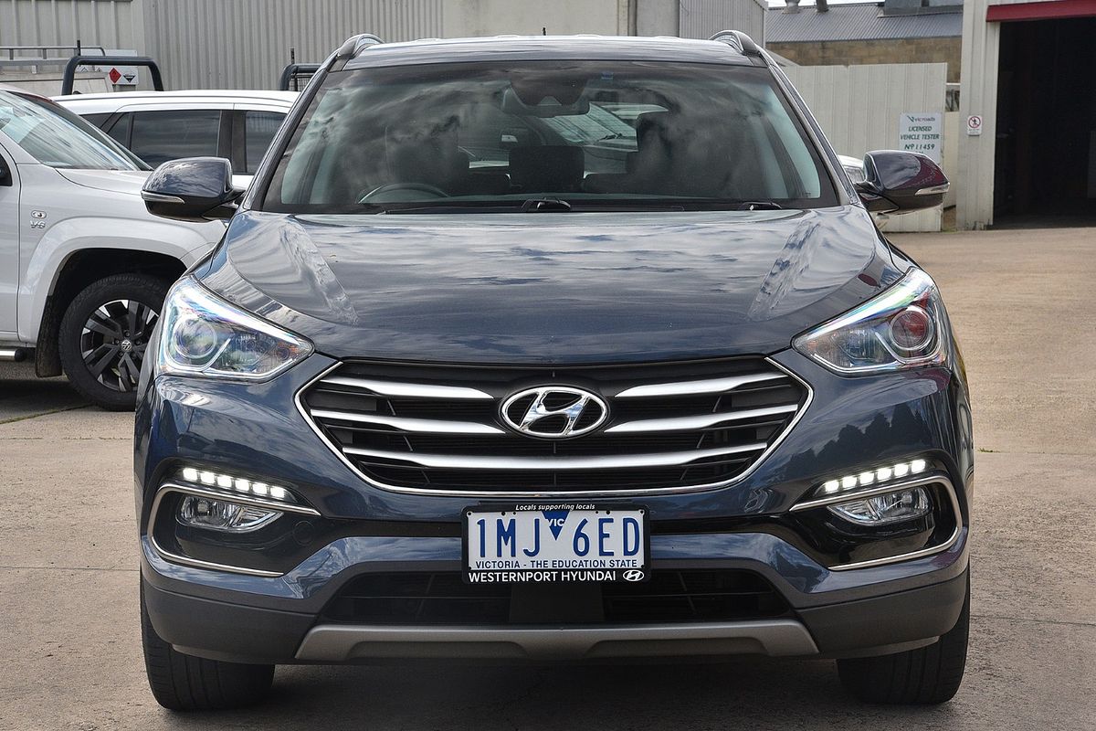 2018 Hyundai Santa Fe Active X in Blue Used SUV Hastings VIC