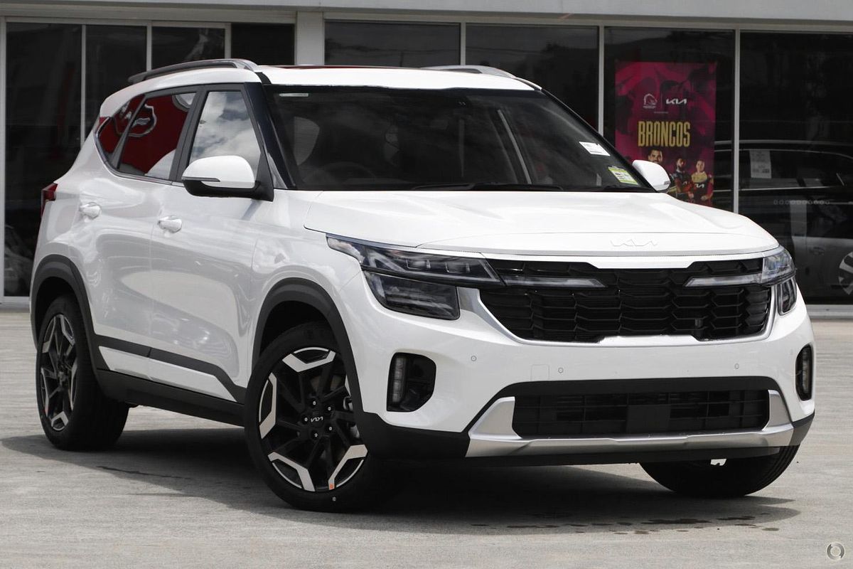 2024 Kia Seltos GTLine in White New SUV Sutherland NSW