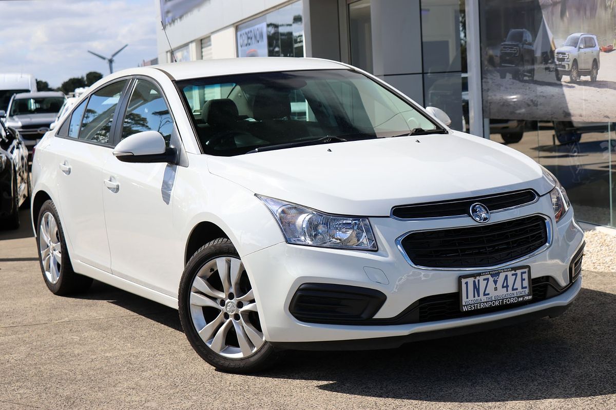 2015 Holden Cruze Equipe in White Used Sedan Hastings VIC